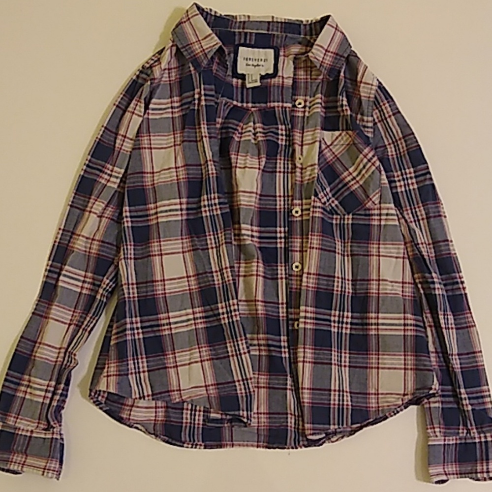 Forever 21 plaid flannel shirt